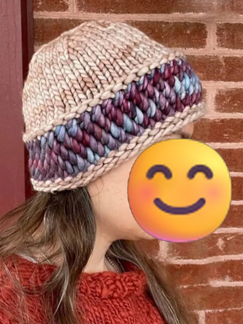 NEW Teen/Adult Thick and Warm Chunky Knit Beanie Cap in Merino Wool - OOAK
